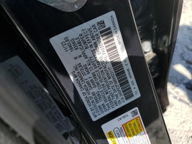 2HGFE2F59RH523117 - 2024 HONDA CIVIC SPORT GRAY photo 13