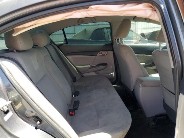 19XFB2F56DE256174 - 2013 HONDA CIVIC LX GRAY photo 10