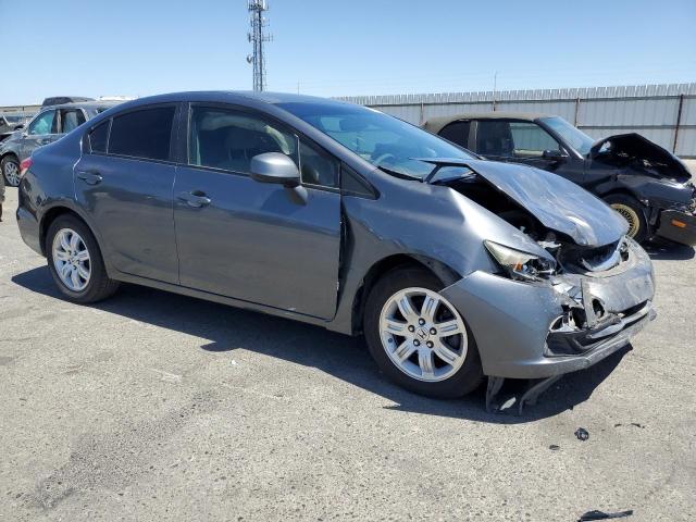 19XFB2F56DE256174 - 2013 HONDA CIVIC LX GRAY photo 4