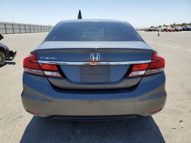 19XFB2F56DE256174 - 2013 HONDA CIVIC LX GRAY photo 6