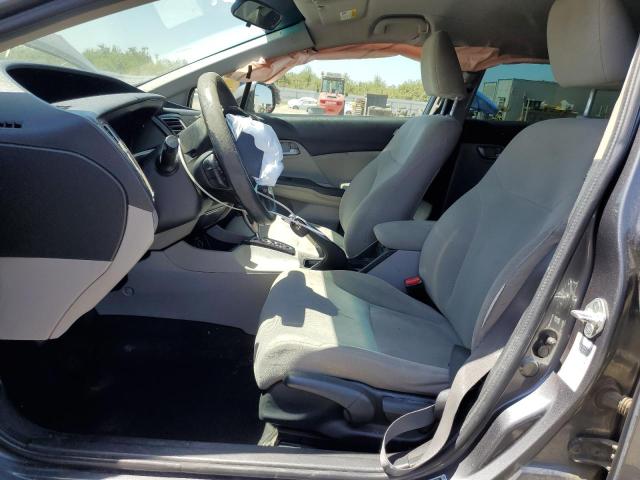 19XFB2F56DE256174 - 2013 HONDA CIVIC LX GRAY photo 7