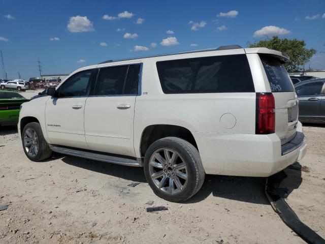 1GNSCKKC9FR259259 - 2015 CHEVROLET SUBURBAN C1500 LTZ WHITE photo 2