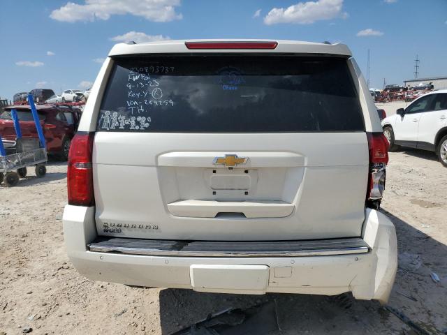 1GNSCKKC9FR259259 - 2015 CHEVROLET SUBURBAN C1500 LTZ WHITE photo 6