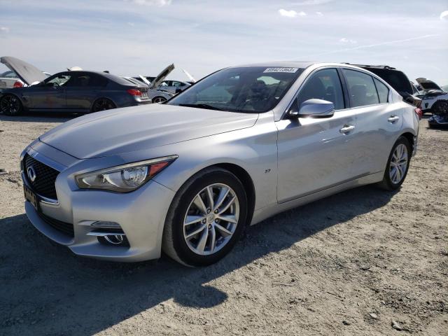 JN1BV7AP8EM689805 - 2014 INFINITI Q50 BASE SILVER photo 1