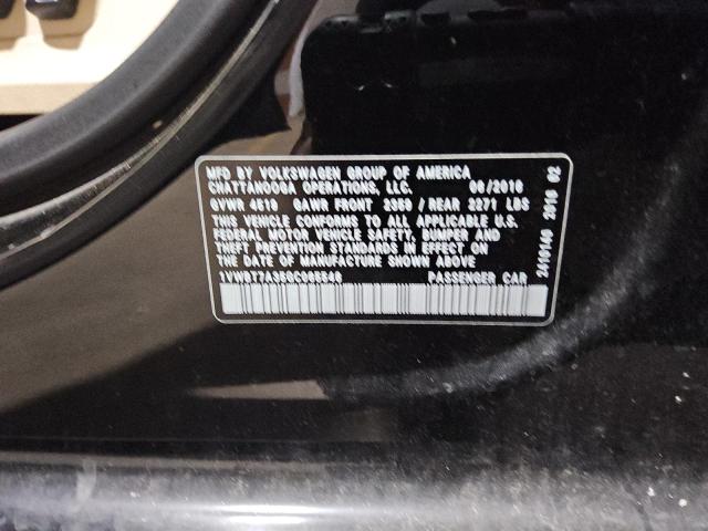 1VWBT7A35GC065546 - 2016 VOLKSWAGEN PASSAT SE 黑色 照片 12