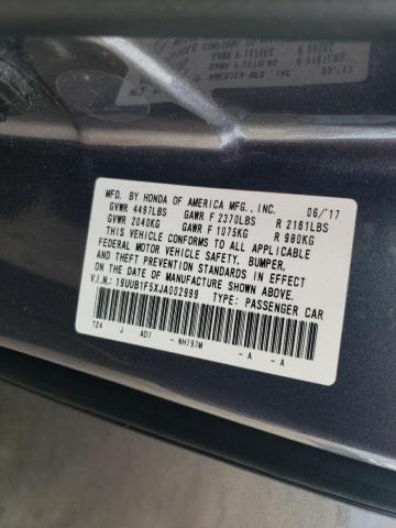 19UUB1F5XJA002999 - 2018 ACURA TLX TECH GRAY photo 12