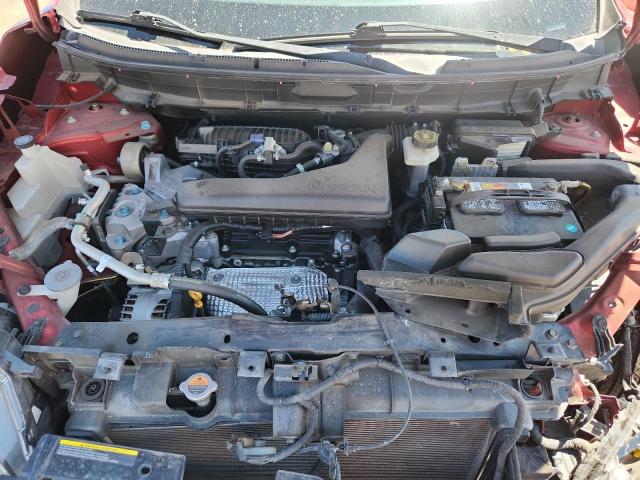 KNMAT2MV7GP608323 - 2016 NISSAN ROGUE S RED photo 12