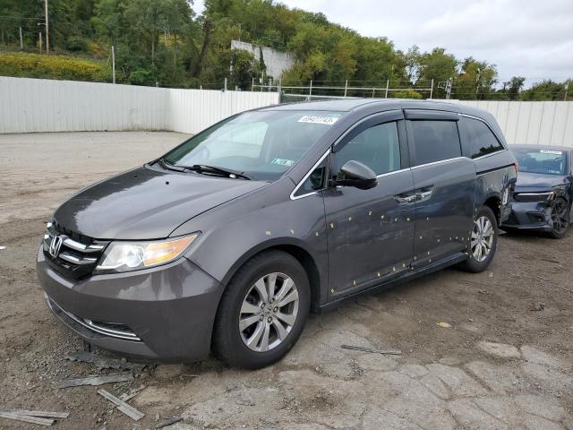 5FNRL5H43FB073277 - 2015 HONDA ODYSSEY EX GRAY photo 1