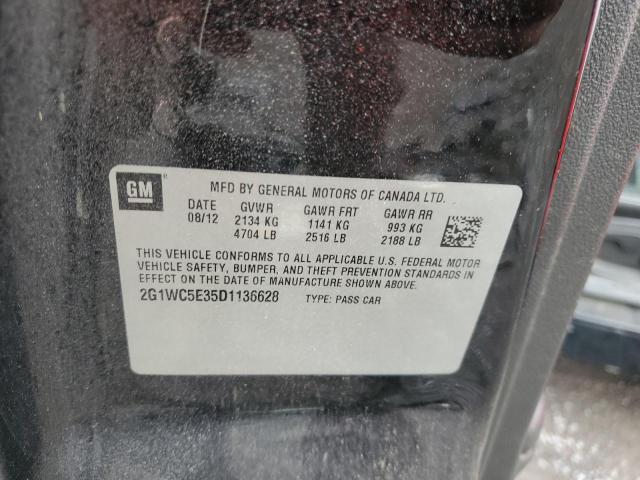 2G1WC5E35D1136628 - 2013 CHEVROLET IMPALA LTZ 红色 照片 12