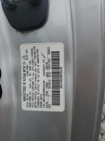 JNKCV66E99M724438 - 2009 INFINITI G37 BASE SILVER photo 12
