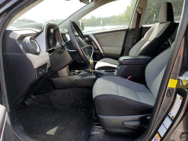 JTMRFREV2HJ703734 - 2017 TOYOTA RAV4 XLE GRAY photo 7