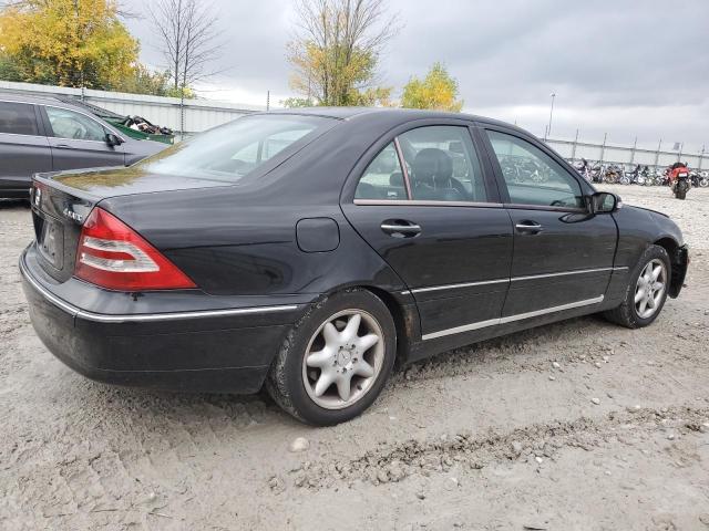 WDBRF84J04F528257 - 2004 MERCEDES-BENZ C 320 4MATIC BLACK photo 3