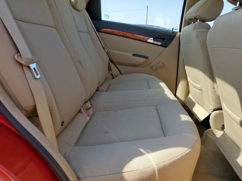 KL1TD56647B098935 - 2007 CHEVROLET AVEO BASE RED photo 10