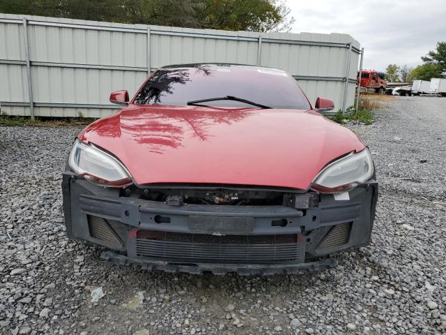 5YJSA1E27JF243782 - 2018 TESLA MODEL S წითელი ფოტო 5