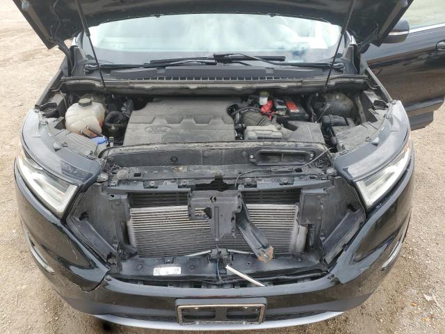 2FMPK4J8XJBC10377 - 2018 FORD EDGE SEL შავი ფოტო 11