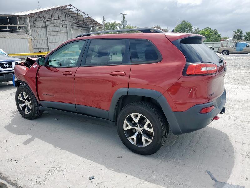 1C4PJMBS4FW674563 - 2015 JEEP CHEROKEE TRAILHAWK 栗色 照片 2