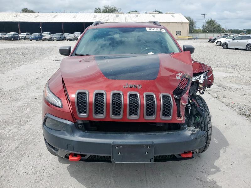 1C4PJMBS4FW674563 - 2015 JEEP CHEROKEE TRAILHAWK 栗色 照片 5