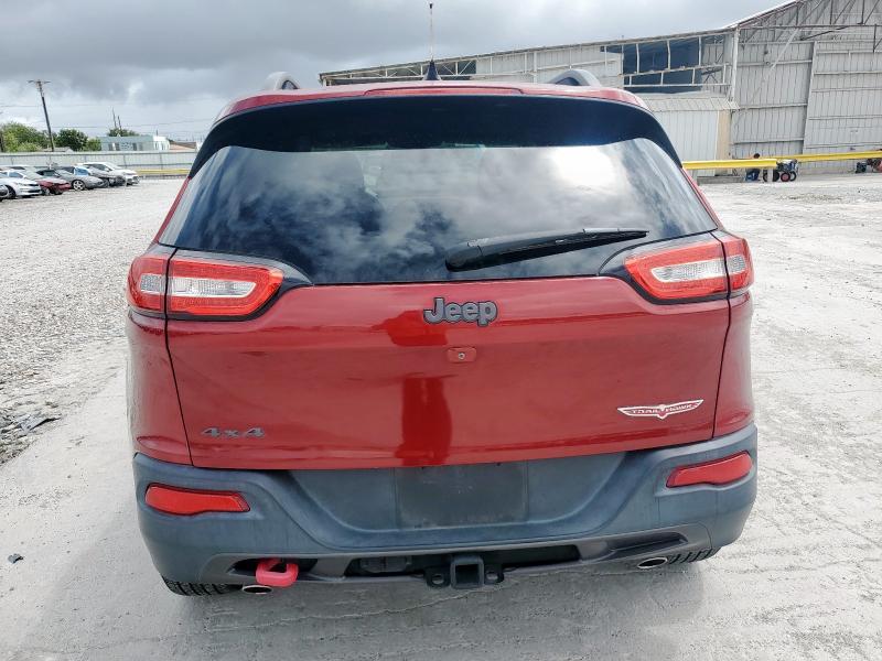 1C4PJMBS4FW674563 - 2015 JEEP CHEROKEE TRAILHAWK 栗色 照片 6