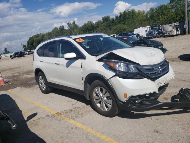 5J6RM4H71CL073119 - 2012 HONDA CR-V EXL WHITE photo 4