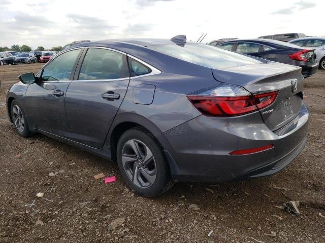 19XZE4F16KE019274 - 2019 HONDA INSIGHT LX GRAY photo 2