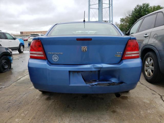 1B3LC56R28N685464 - 2008 DODGE AVENGER SXT BLUE photo 6