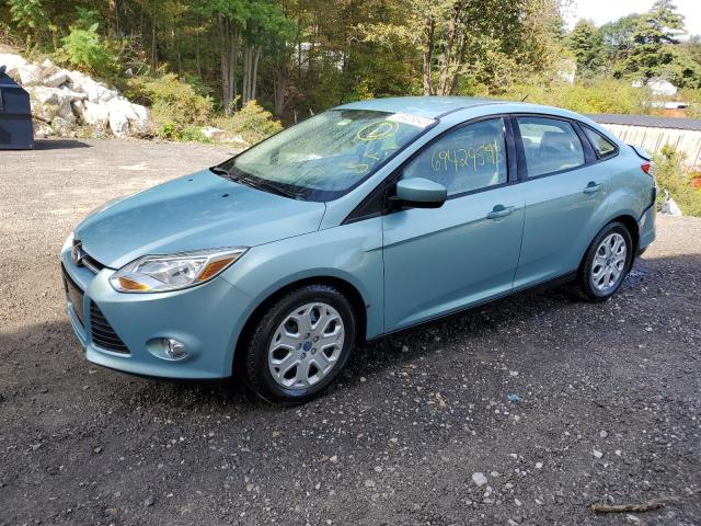 1FAHP3F28CL213098 - 2012 FORD FOCUS SE TURQUOISE photo 1