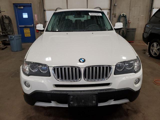 WBXPC9C47AWJ36040 - 2010 BMW X3 XDRIVE30I WHITE photo 5