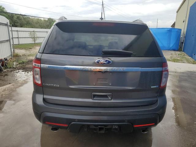 1FM5K8F87FGA16591 - 2015 FORD EXPLORER LIMITED GRAY photo 6