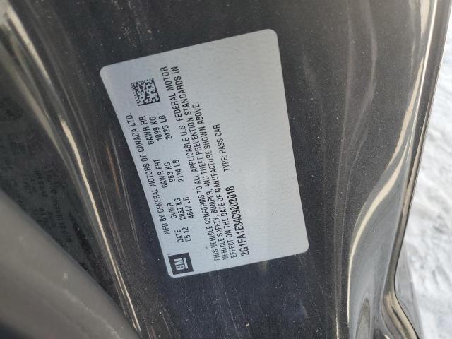 2G1FA1E34C9202018 - 2012 CHEVROLET CAMARO LS BLACK photo 12