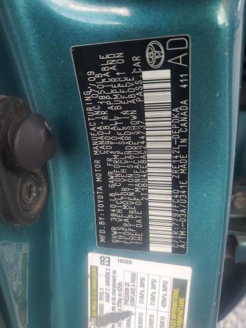 2T1BU4EE8AC244737 - 2010 TOYT COROLLA BASE 青色 照片 12