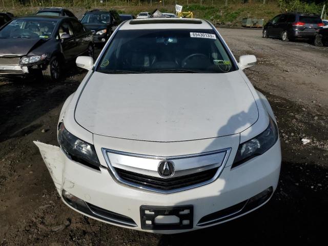 19UUA8F50EA007159 - 2014 ACURA TL TECH WHITE photo 5