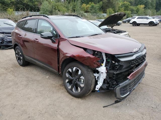 5XYK6CAF6PG107036 - 2023 KIA SPORTAGE X LINE MAROON photo 4