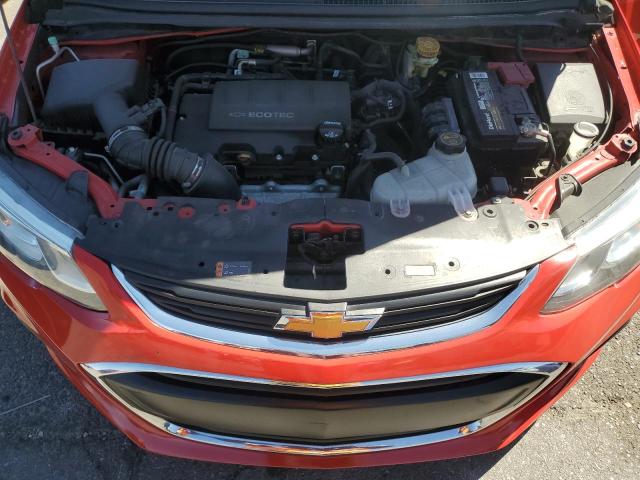 1G1JD5SB7K4110200 - 2019 CHEVROLET SONIC LT RED photo 11