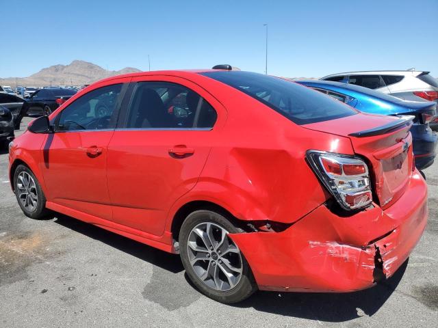 1G1JD5SB7K4110200 - 2019 CHEVROLET SONIC LT RED photo 2