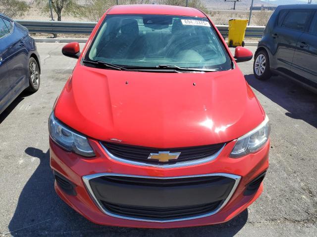 1G1JD5SB7K4110200 - 2019 CHEVROLET SONIC LT RED photo 5