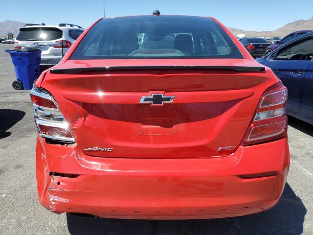 1G1JD5SB7K4110200 - 2019 CHEVROLET SONIC LT RED photo 6