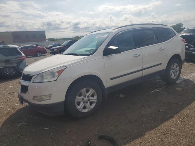 1GNKRFED9BJ225227 - 2011 CHEVROLET TRAVERSE LS WHITE photo 1