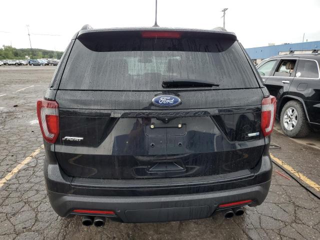 1FM5K8GT6JGC53598 - 2018 FORD EXPLORER SPORT შავი ფოტო 6
