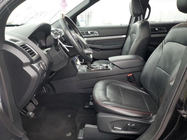 1FM5K8GT6JGC53598 - 2018 FORD EXPLORER SPORT შავი ფოტო 7