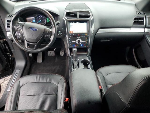 1FM5K8GT6JGC53598 - 2018 FORD EXPLORER SPORT შავი ფოტო 8