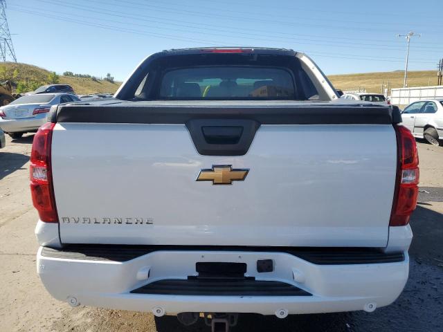 3GNVKFE01AG280575 - 2010 CHEVROLET AVALANCHE LT WHITE photo 6