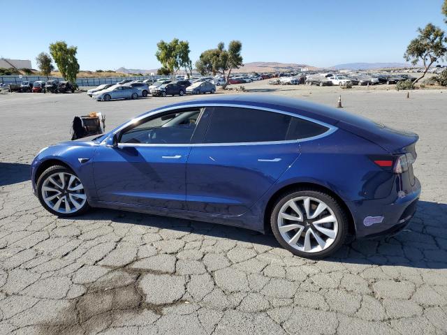5YJ3E1EA3JF060069 - 2018 TESLA MODEL 3 Bleu photo 2