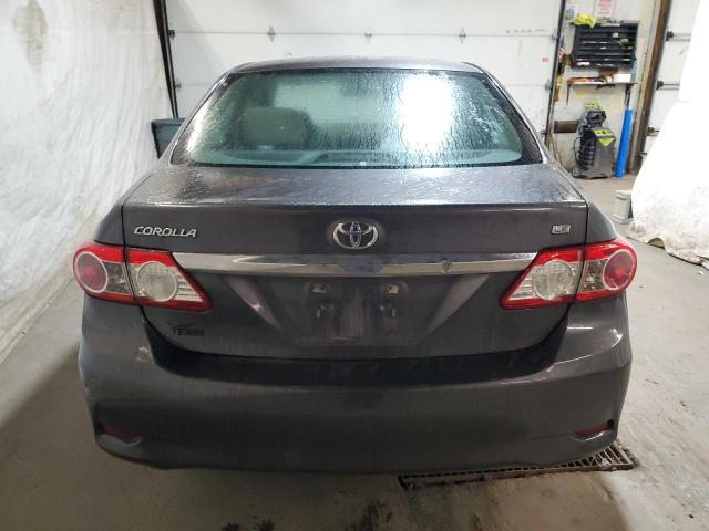 5YFBU4EE4DP202604 - 2013 TOYOTA COROLLA BASE Մոխրագույն լուսանկար 6