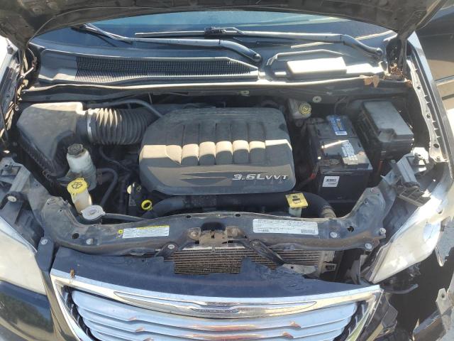 2C4RC1BG7CR307304 - 2012 CHRYSLER TOWN & COU TOURING შავი ფოტო 12