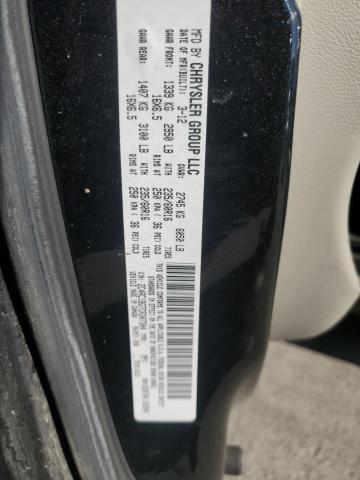 2C4RC1BG7CR307304 - 2012 CHRYSLER TOWN & COU TOURING შავი ფოტო 13