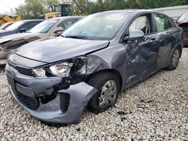 3KPA24AB5KE172167 - 2019 KIA RIO S GRAY photo 1