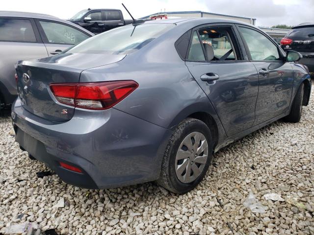 3KPA24AB5KE172167 - 2019 KIA RIO S GRAY photo 3