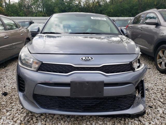 3KPA24AB5KE172167 - 2019 KIA RIO S GRAY photo 5