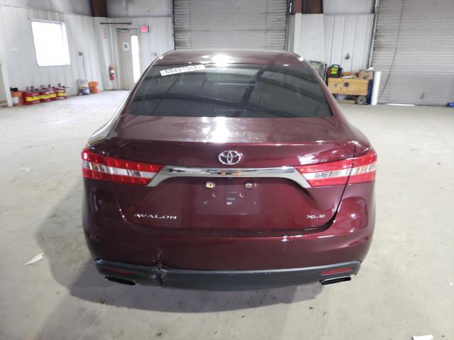 4T1BK1EBXDU012248 - 2013 TOYOTA AVALON BASE 栗色 照片 6