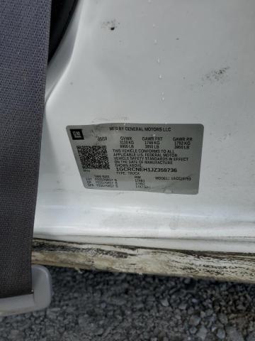 1GCRCNEH1JZ359736 - 2018 CHEVROLET SILVERADO C1500 白色 照片 18